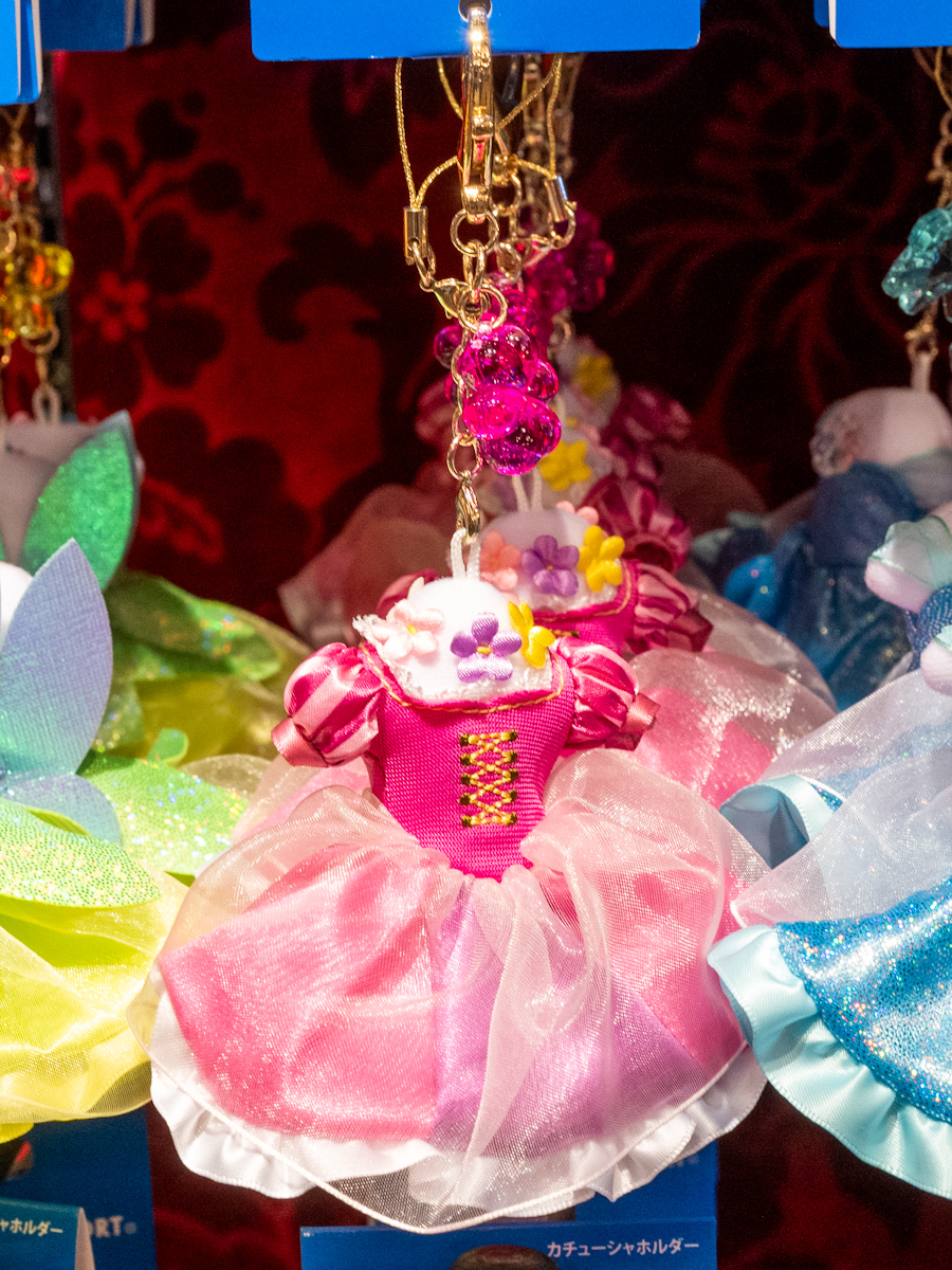 ディズニーランド ディズニープリンセス キーホルダー ドレスキーホルダー