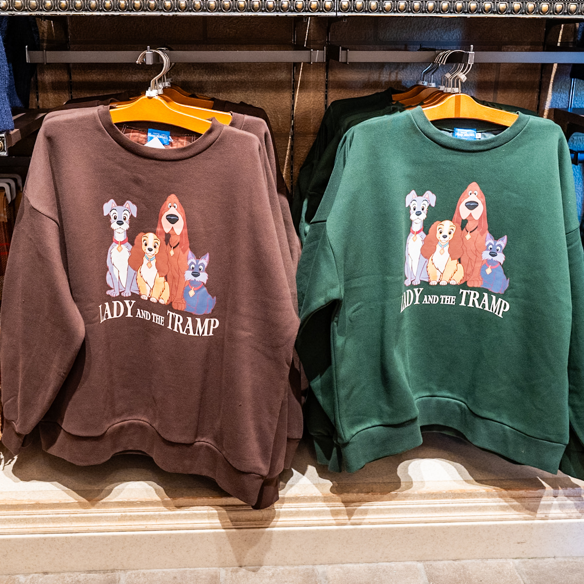 ディズニー わんわん物語 セーター ビッグシルエット ユニセックスワン