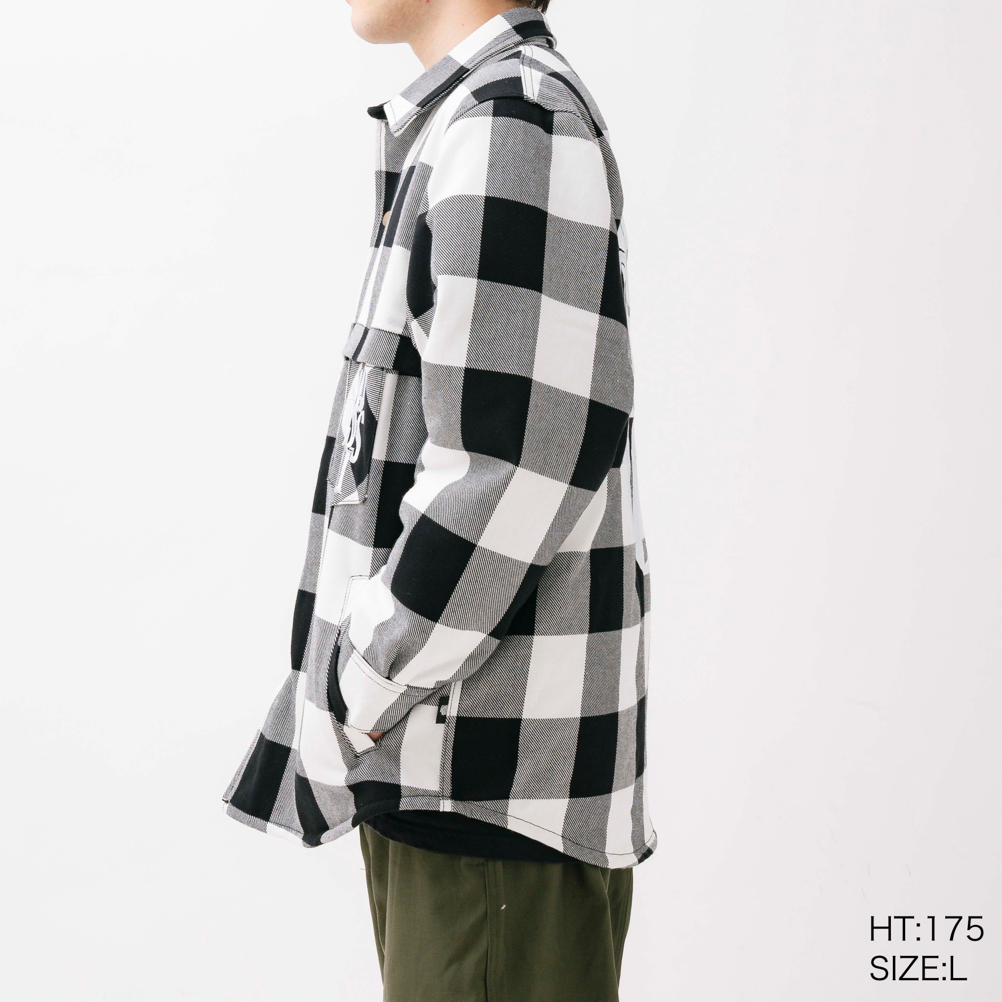 GOD BLESS YOU CHECK SHIRTS JACKET