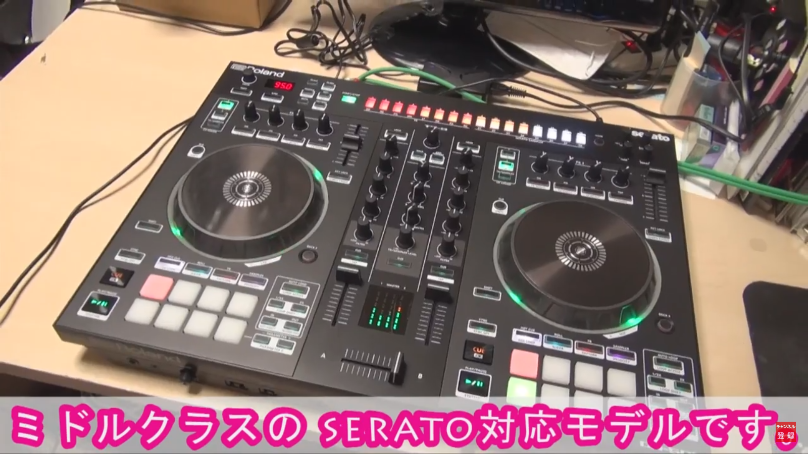 動作品】Djコントローラー Roland DJ-505 2チャンネル 4デッキ Amazon