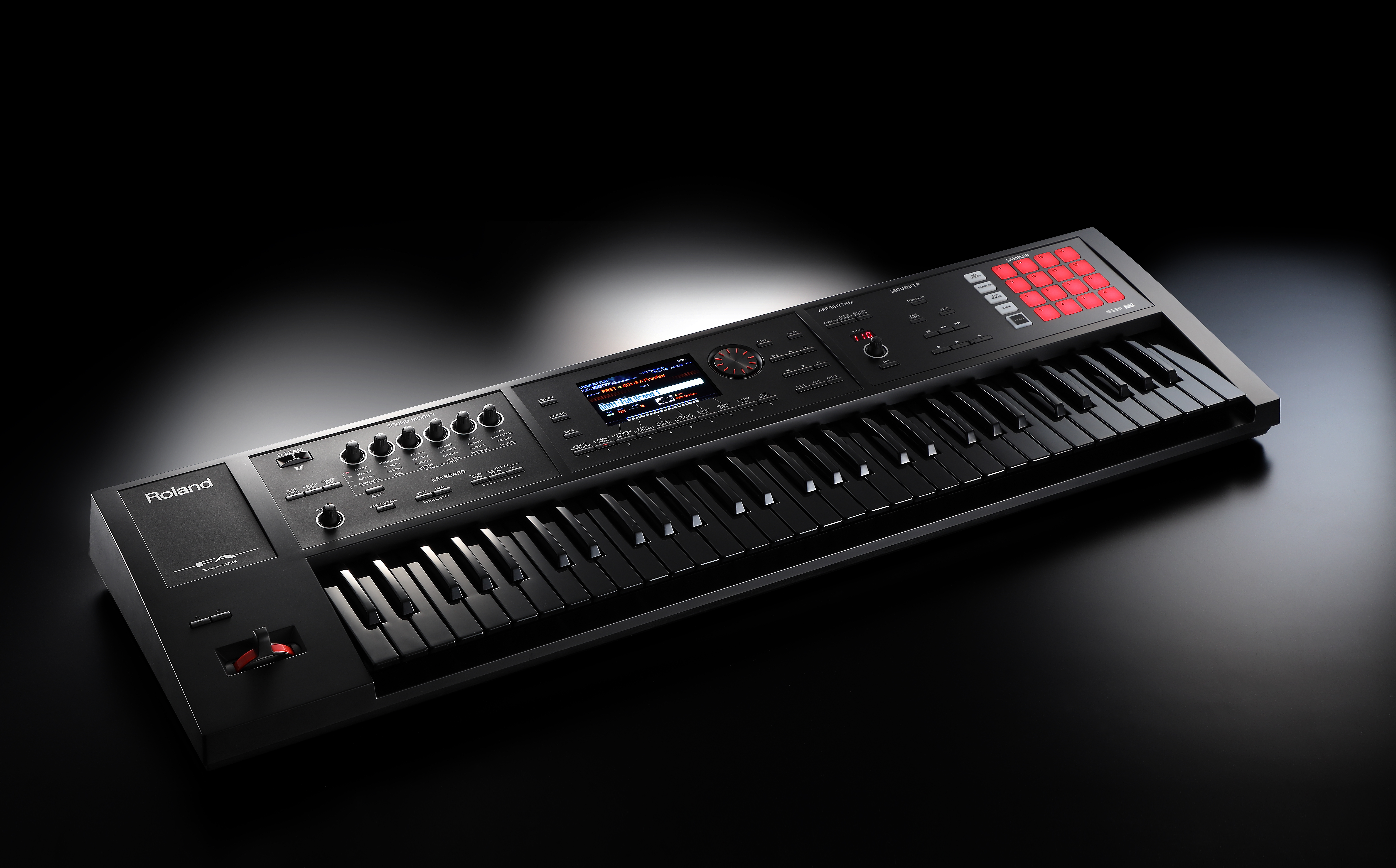 Roland】人気シンセJUNO-DS61・FA-06のオールブラックを数量限定で発売