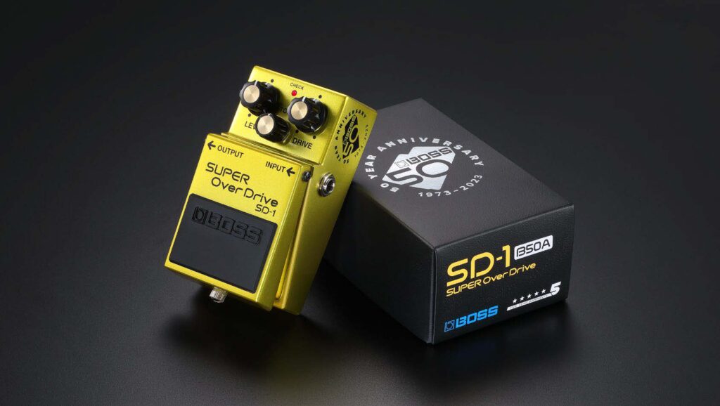 全世界7000台限定】BOSS設立50周年記念ペダル3モデルを発売！ | DJ機材