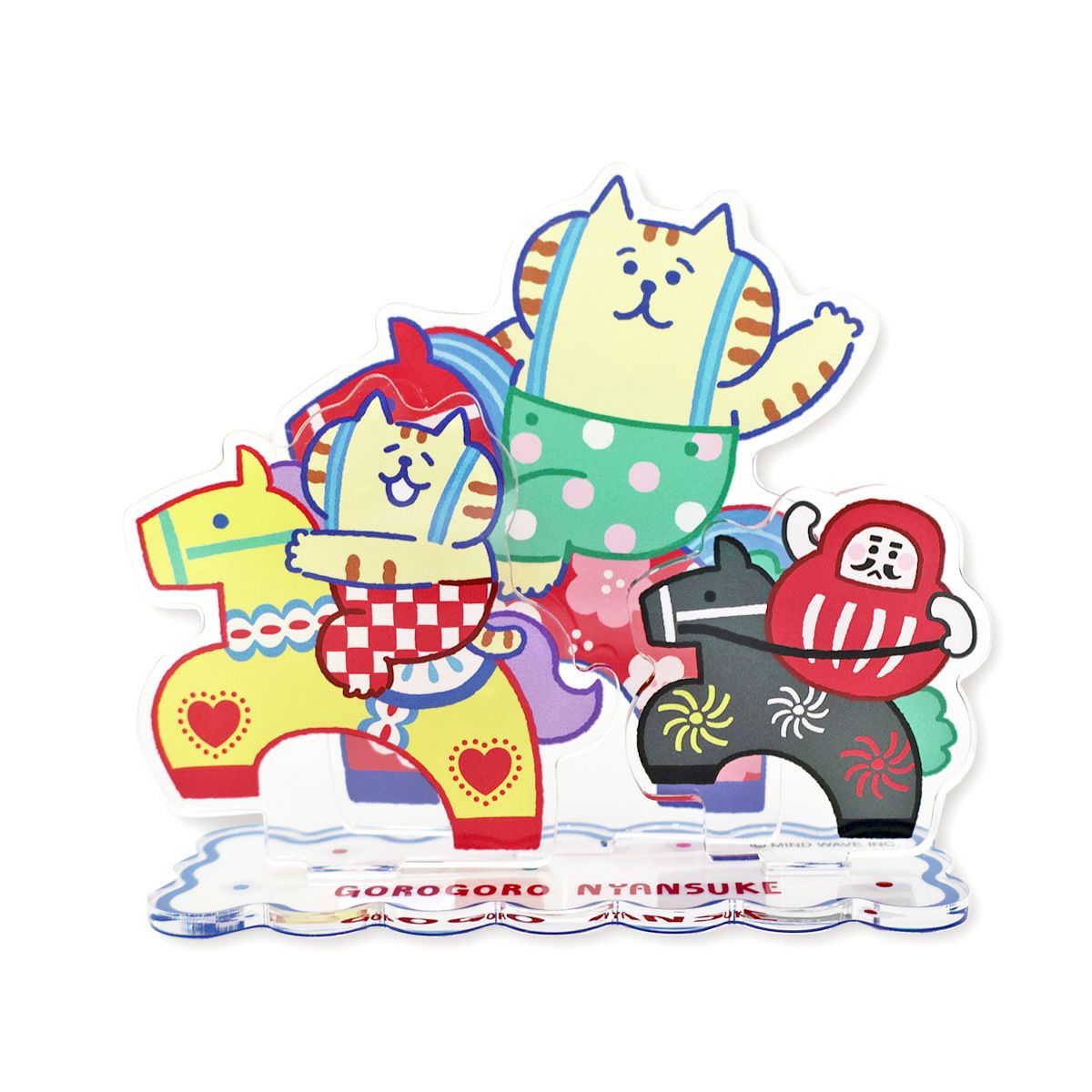 オンラインストア限定 【2026】干支アクリルジオラマ ごろごろにゃん