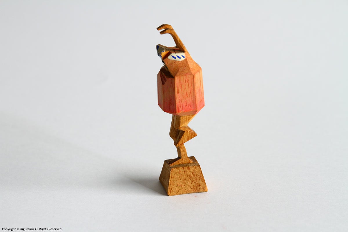 木彫りのダルマ（20230417） | 民藝朋友