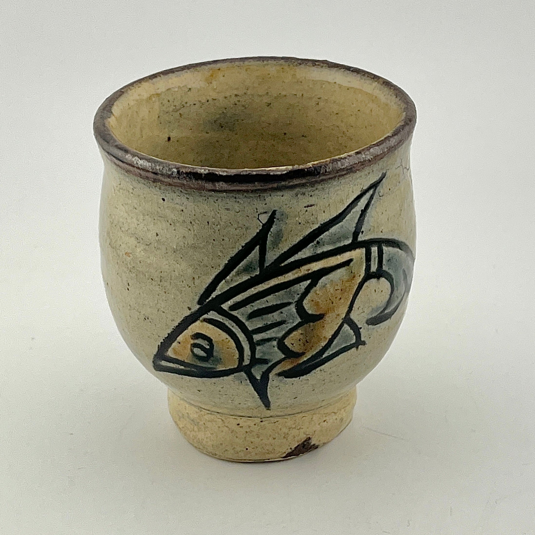 ⭐人間国宝☆金城次郎作品 壺屋焼 人間国宝 金城次郎作 魚文