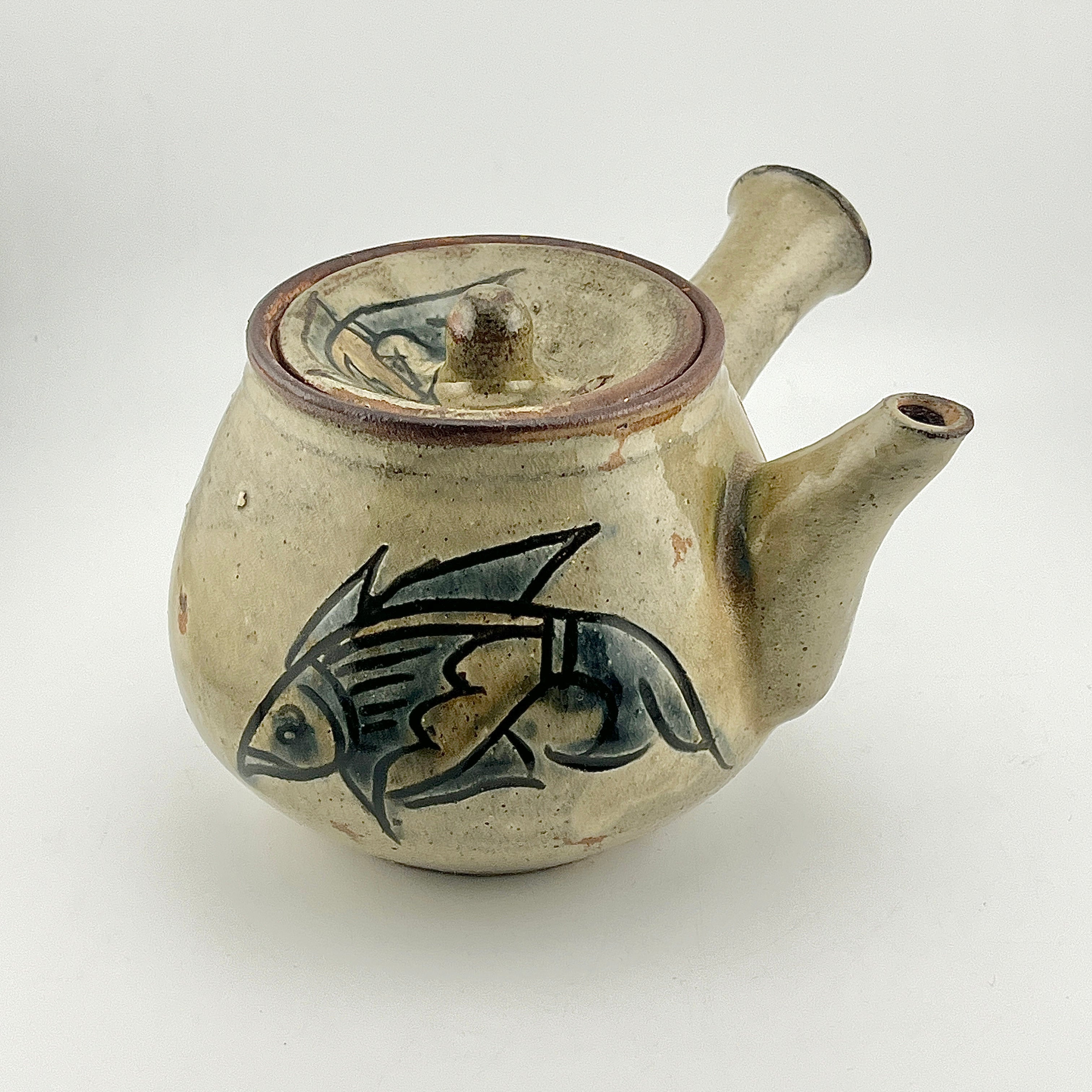 人間国宝 金城次郎 ぐい呑 栞 共箱 美品 やちむん 壺屋焼 壷屋焼 人間