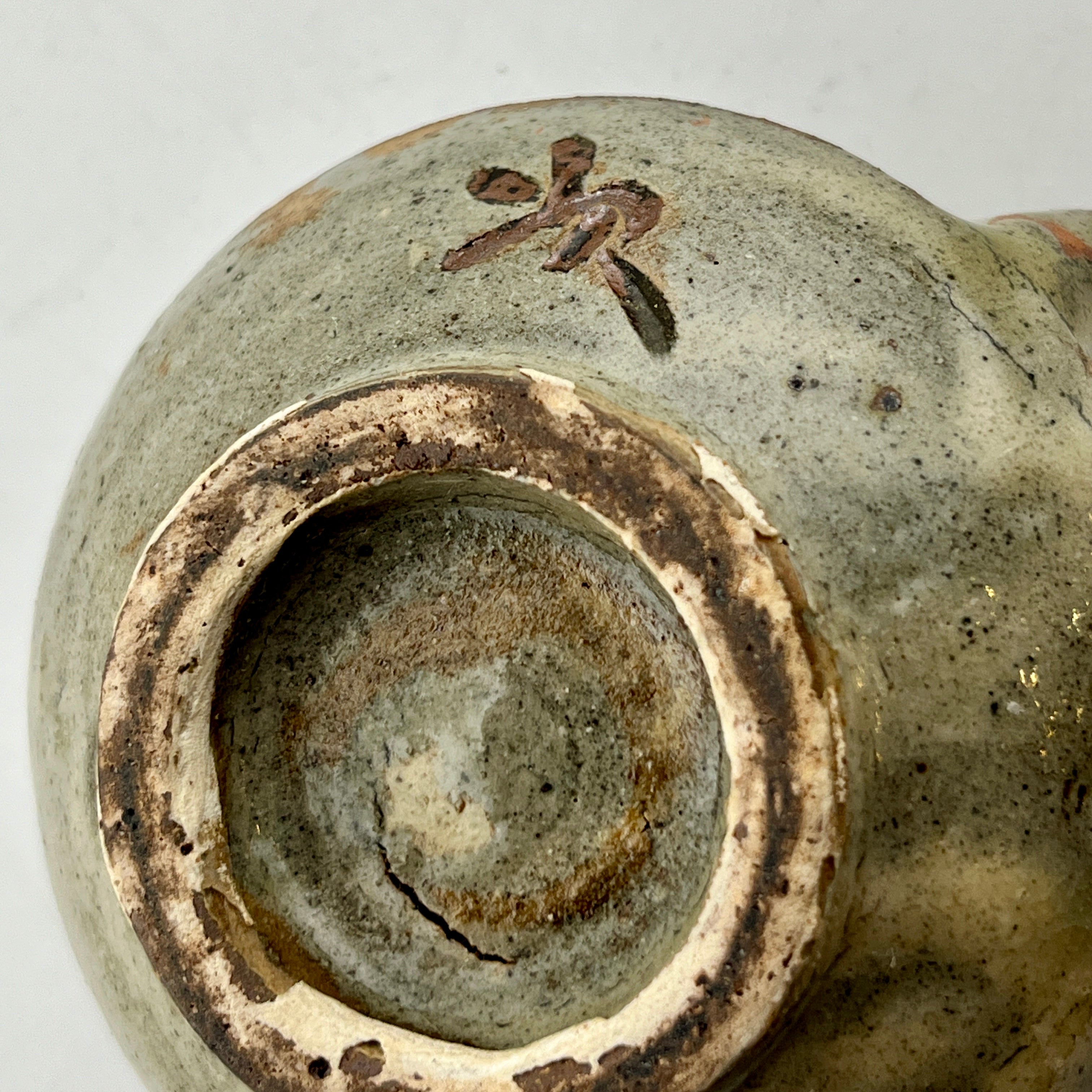 流】人間国宝 金城次郎 壷屋焼 魚文徳利 UD509 壺屋焼 人間国宝 金城