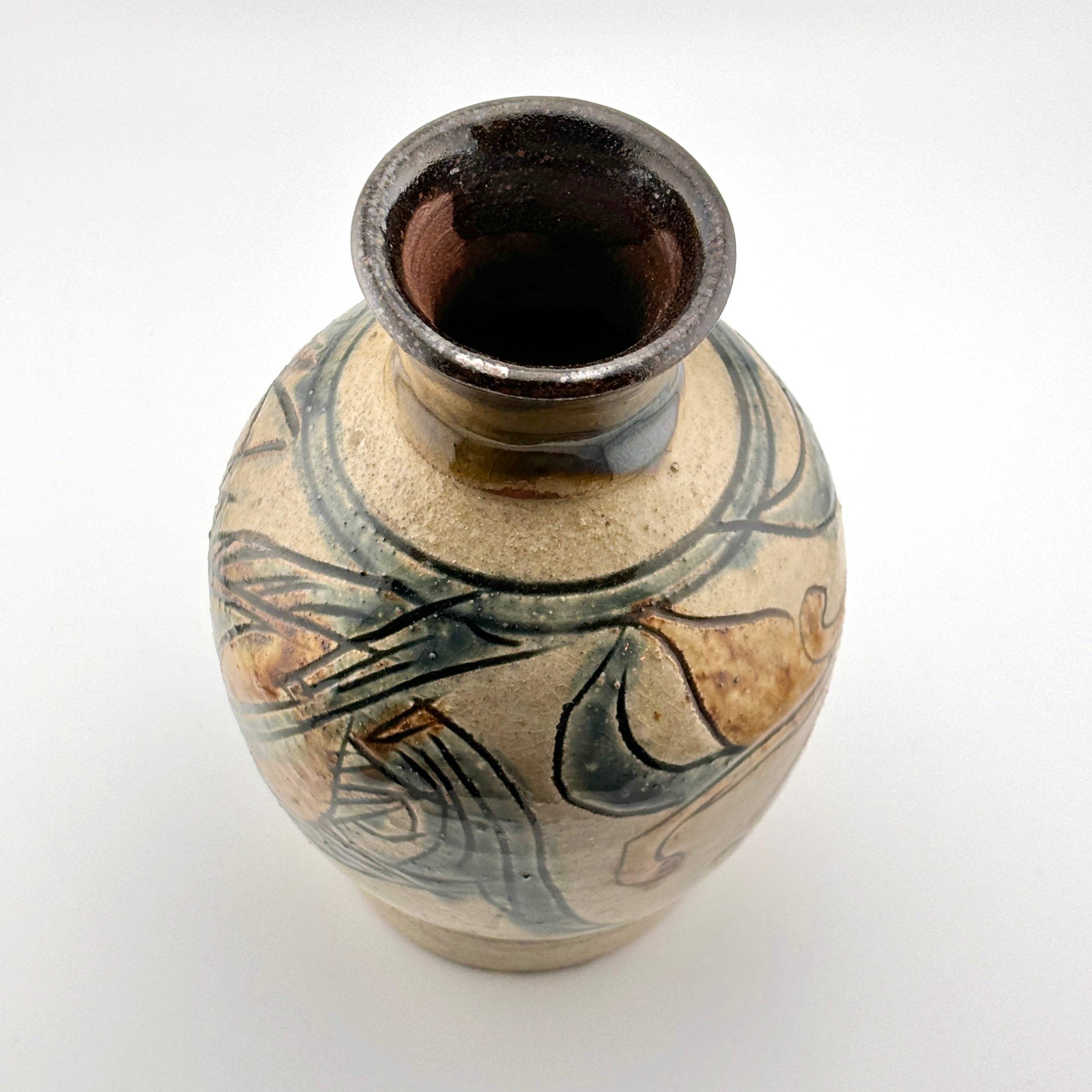 金城次郎 人間国宝 魚紋徳利 酒器 やちむん 琉球 読谷 壺屋焼 人間国宝