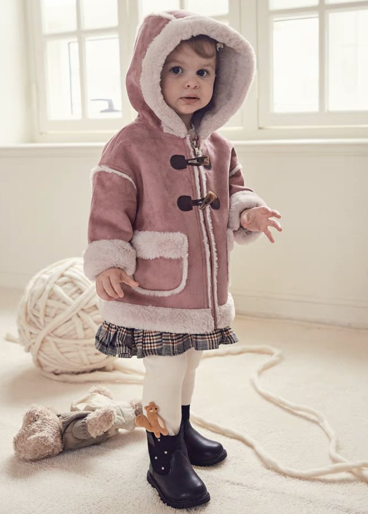 mini closet / dave&bella ダスティーピンクカラーダッフルコート