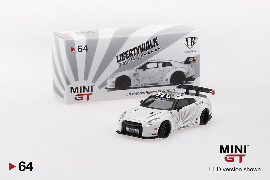 Mini GT - LB Works Nissan GT-R Advan #74 MGT00074 & LB Works
