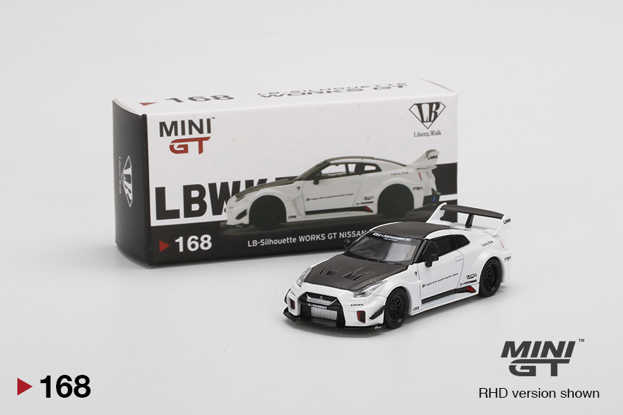 MiNiGT LBシルエットワークスGT 35GT-RR white 未開封 MINIGT.com