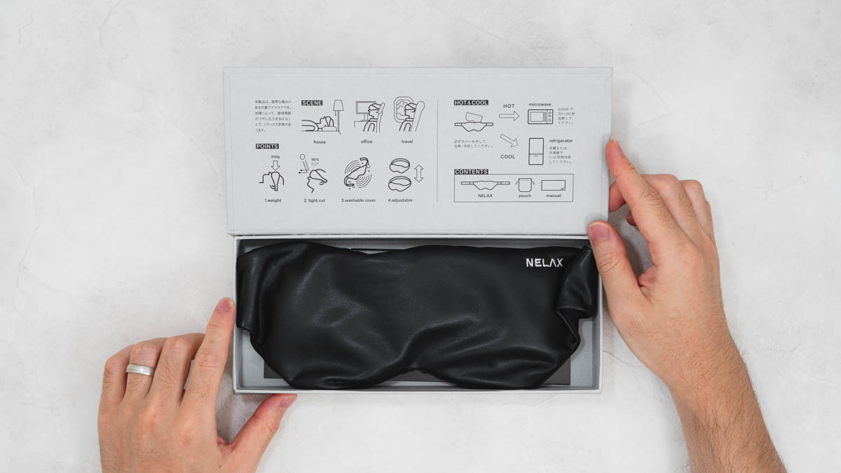 NELAXの加重アイマスクを試す | MINIMALOG（ミニマログ）