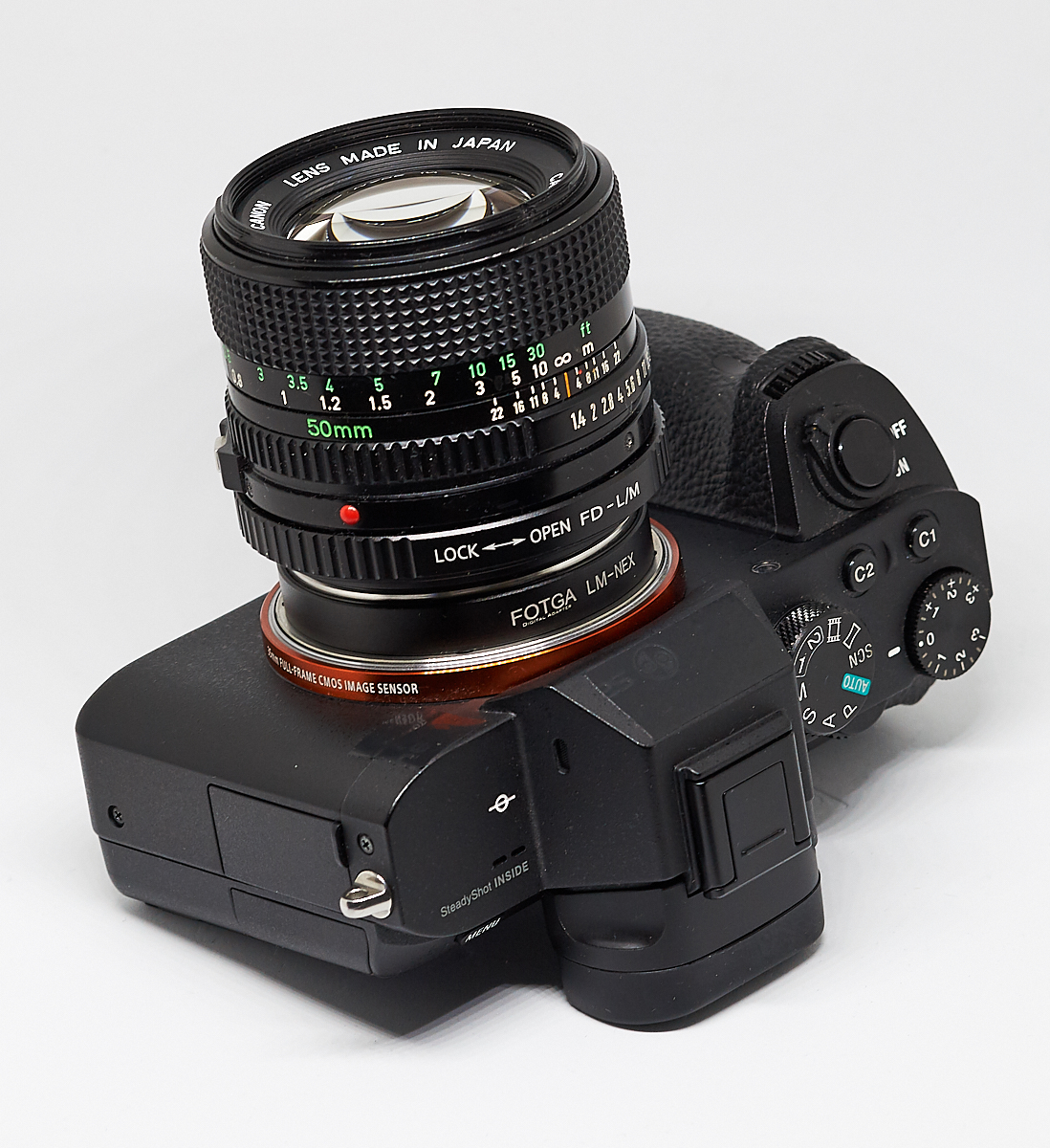 フィルムカメラ Canon A-1 + NEW FD f1.4 フィルムカメラ Canon A-1 +