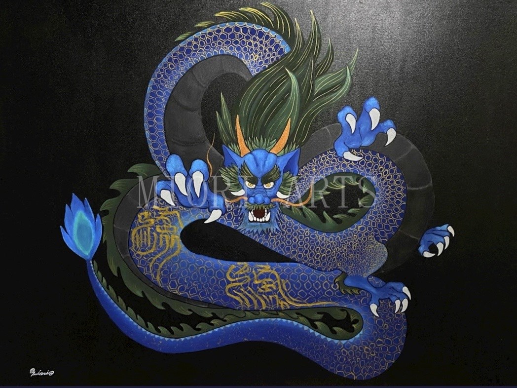 A3判『三神一体 神々の集い』大きく翼を広げた鳳凰様の