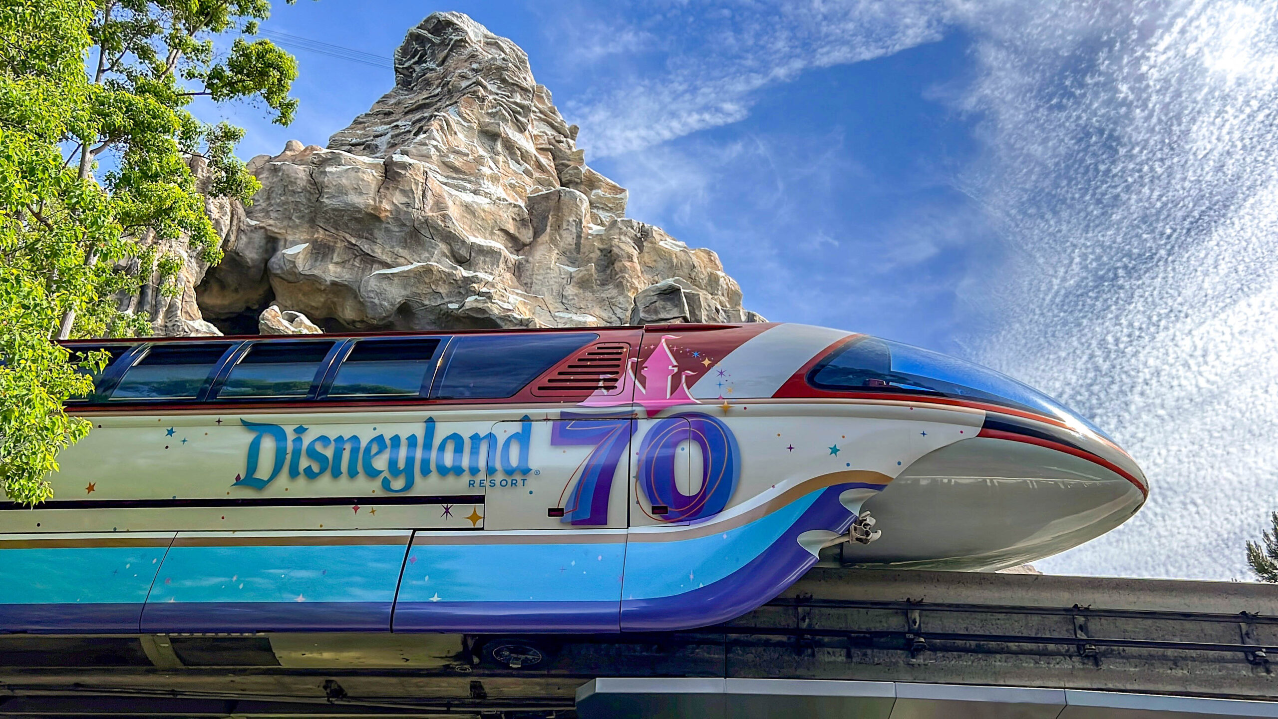 Disneyland Monorail Gets a New Look for the 70th Anniversary