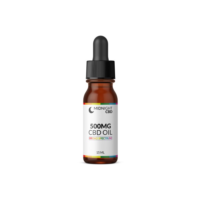 500mg CBD Oil (15mL) – Midnight CBD