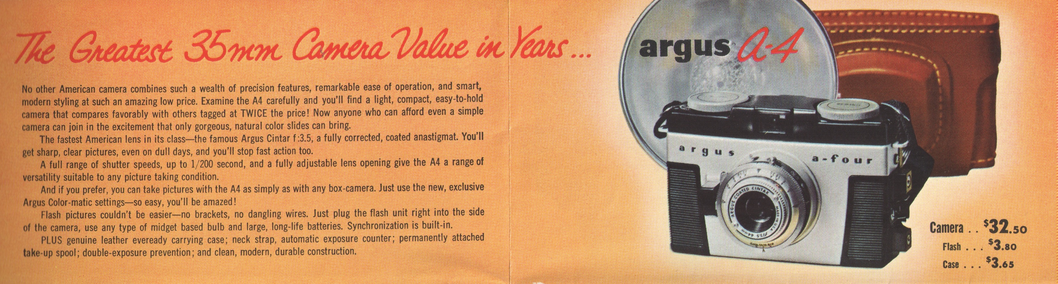 Argus A-Four (1953) - mike eckman dot com