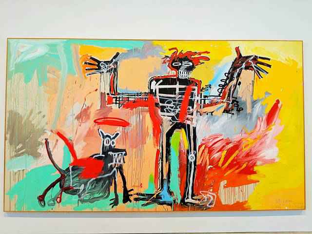 バスキア JEAN-MICHEL BASQUIAT 油絵 2 バスキア JEAN-MICHEL BASQUIAT