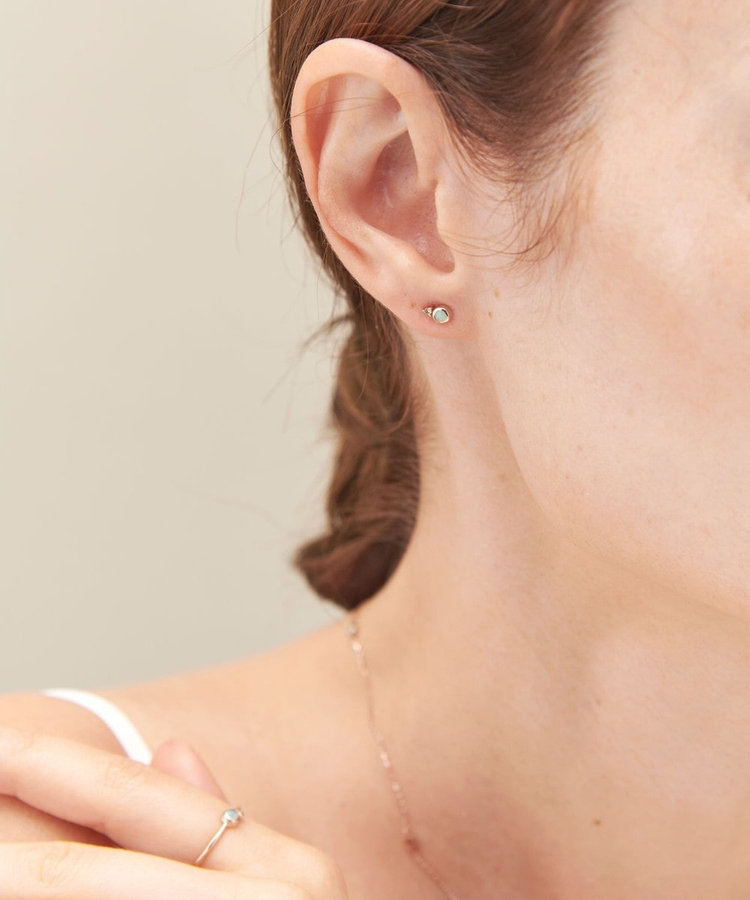 K10MPG オパール ブラウンダイヤモンド ピアス（771483） ｜ women