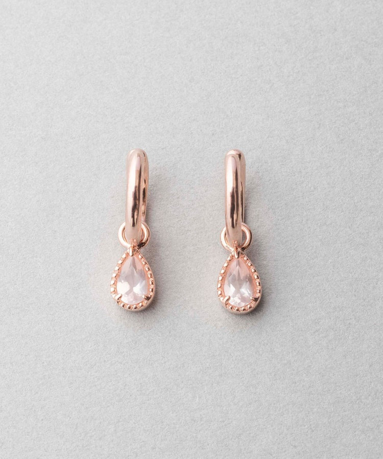 ナチュラルストーン ドロップ イヤリング（841626-841627） ｜ women