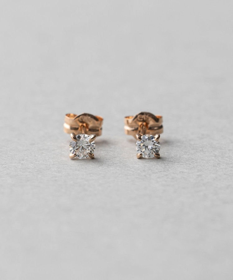 K18 ダイヤモンド 0.2ct ピアス「ブライト」（270690-670690