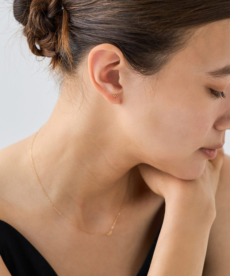 K18YG リボン ピアス（270903） ｜ women（ウィメンズ） ｜ ete／ete