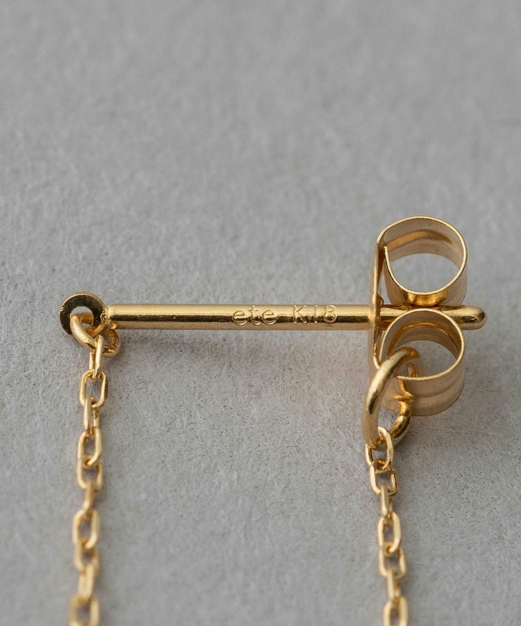 K18YG e_Grain バイカラー ピアス（270880） ｜ women（ウィメンズ