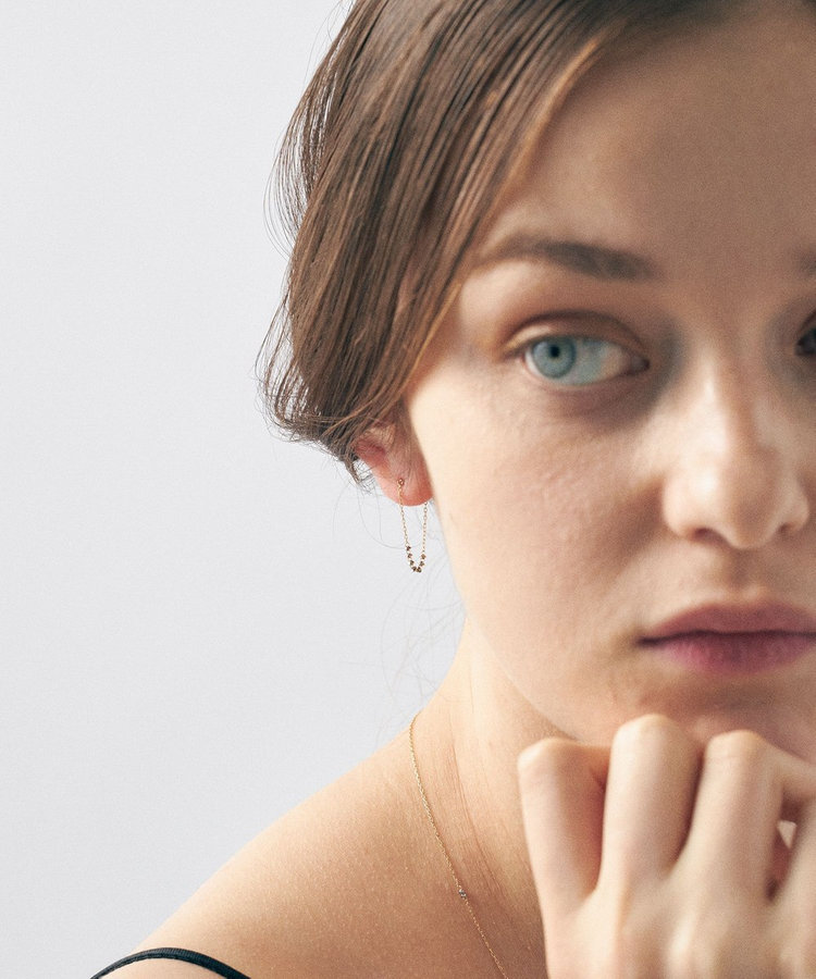 K18YG e_Grain バイカラー ピアス（270880） ｜ women（ウィメンズ