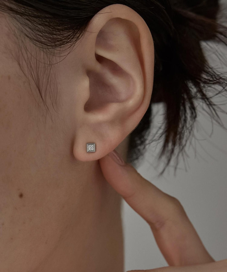 ピンズ] PT900 ピアス ダイヤモンド（097071） ｜ women（ウィメンズ