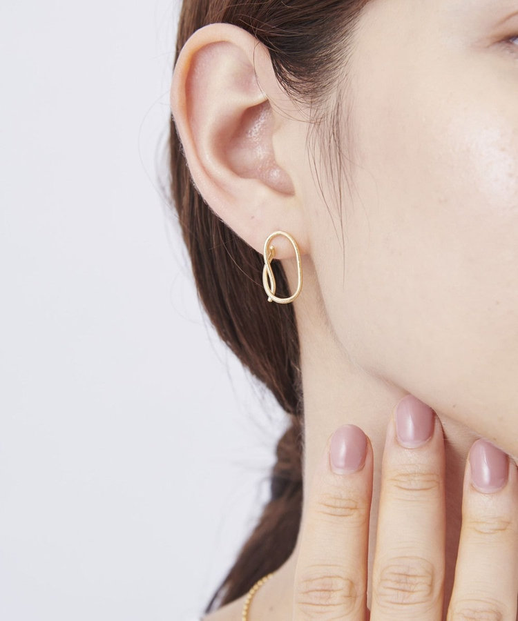 K18YG ドロー ピアス（207011） ｜ women（ウィメンズ） ｜ ete／ete