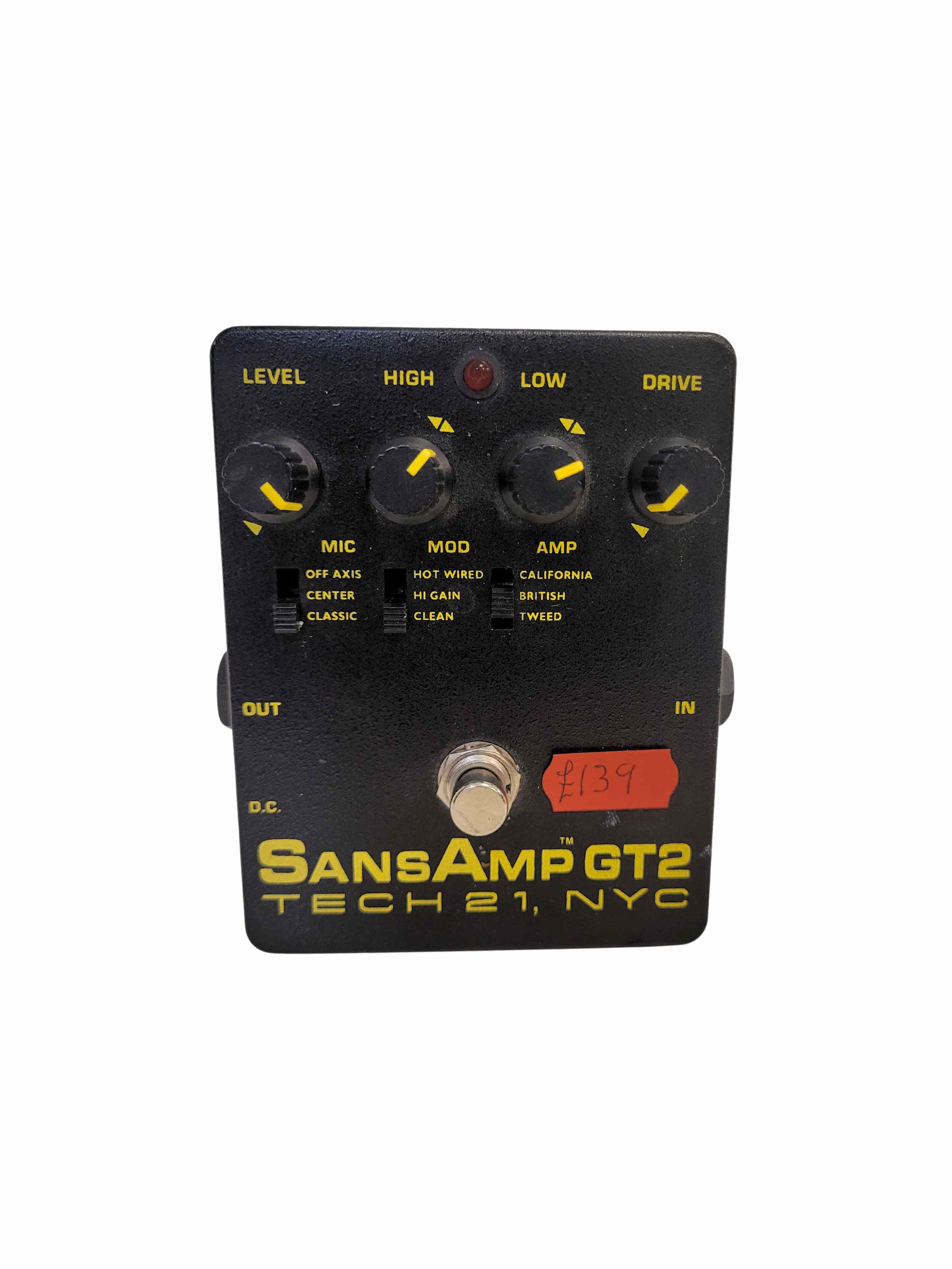 SansAmp GT2 エフェクター TECH21 SansAmp GT2 アンプシミュレーター