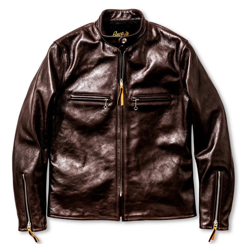 The Real Mccoy's - Buco J-100 Brown Leather Jacket – Miloh Shop