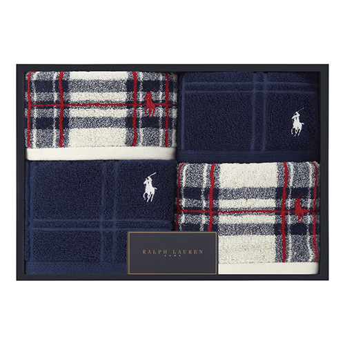 ラルフ ローレン タオルセットD ホワイト 内祝い・ギフトのお返しに