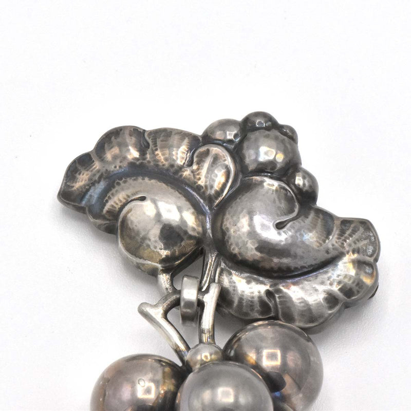 ブローチ ジョージジェンセン GEORG JENSEN 217B ぶどう 葡萄 ピン
