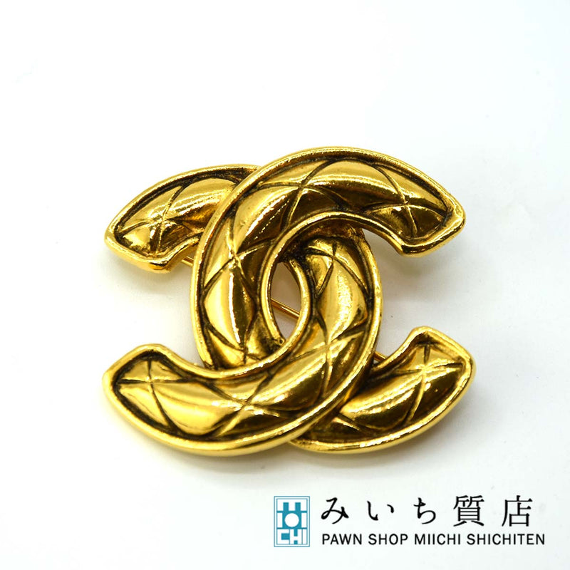 シャネル CHANEL ココマーク クローバー ブローチ ブローチ GP