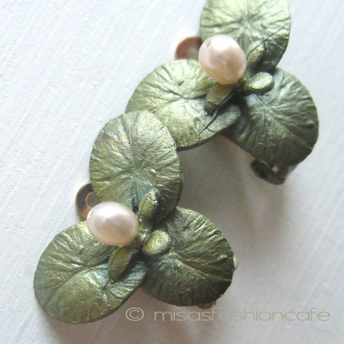 ビンテージ】 マイケルミショー wildflower ブローチ イヤリング