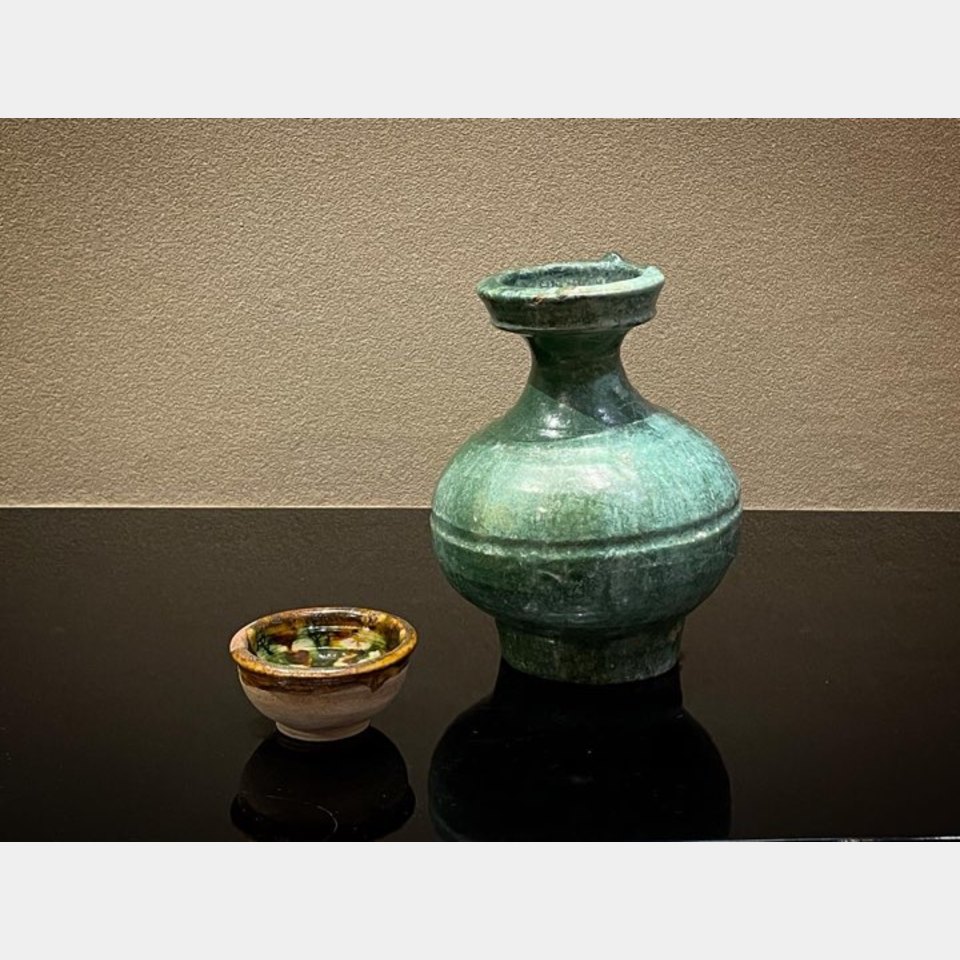 唐三彩、漢緑釉を酒器にして | お知らせ | 新着情報 | 美術品、骨董品