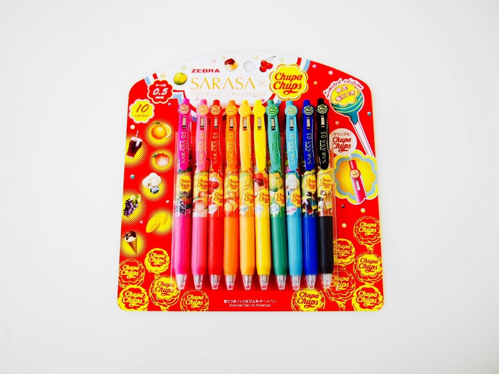 ZEBRA SARASA チュッパチャプス 0.5 ボールペンセット 10色 SARASA