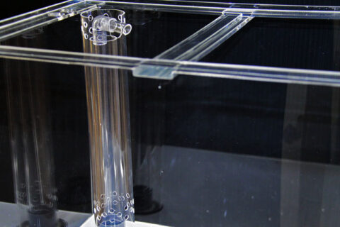 オーバーフロー用三重管クリア H450用 - 熱帯魚のmishima