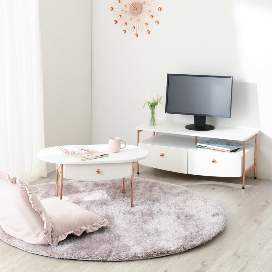 フランフランミーオ TVボード ホワイト (W980×H500) テレビ台