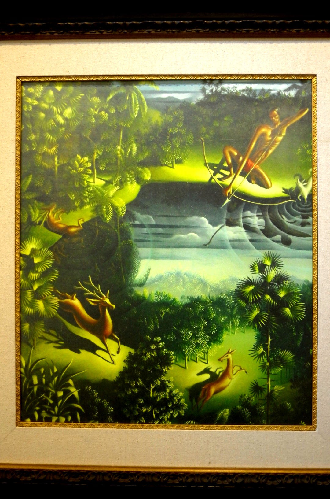 富士山曼陀羅の中の一品、前衛美術家、飛行家、発明家、ヨットマンの