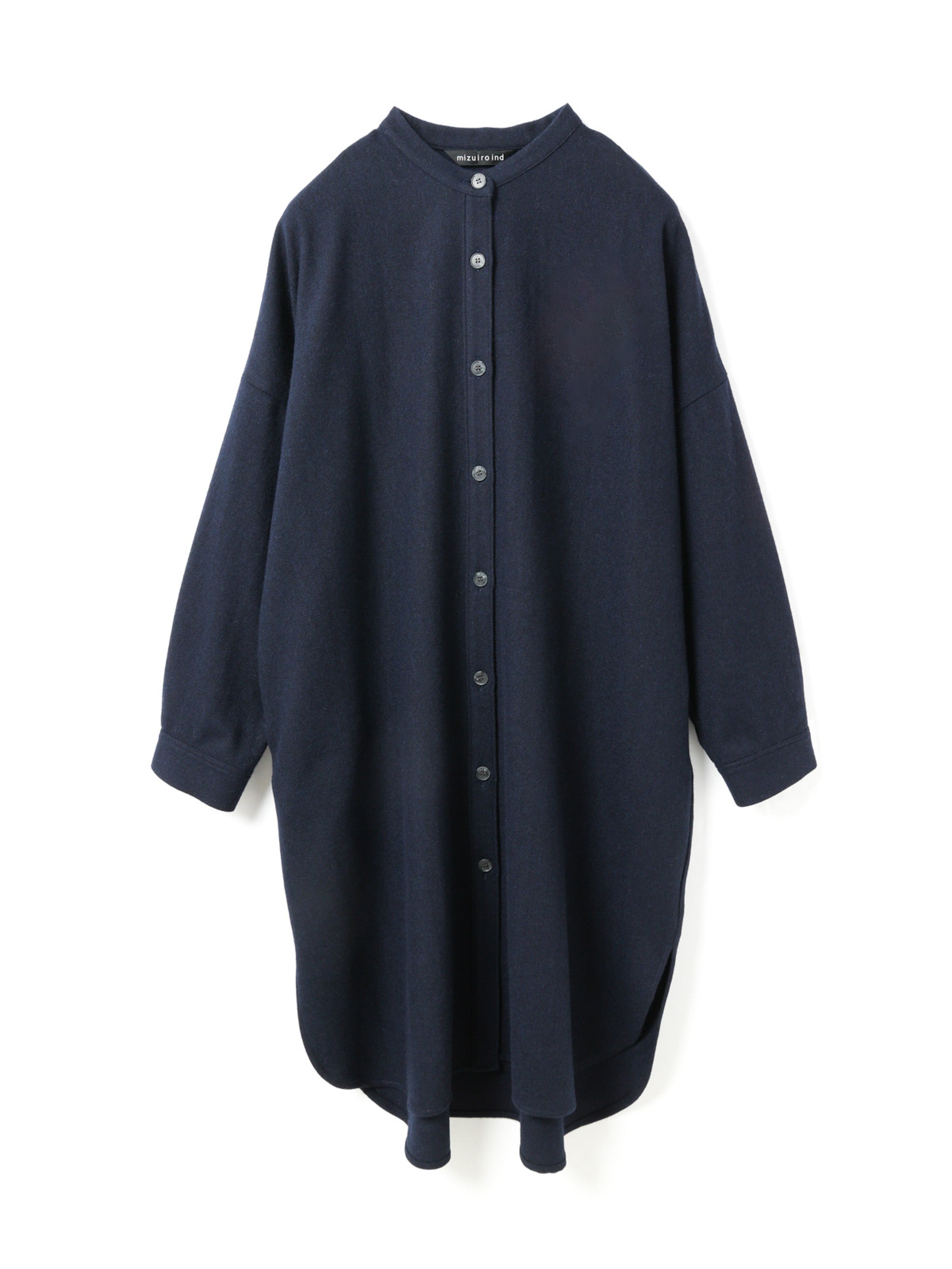stand collar shirt OP | 4-250046 – mizuiro ind