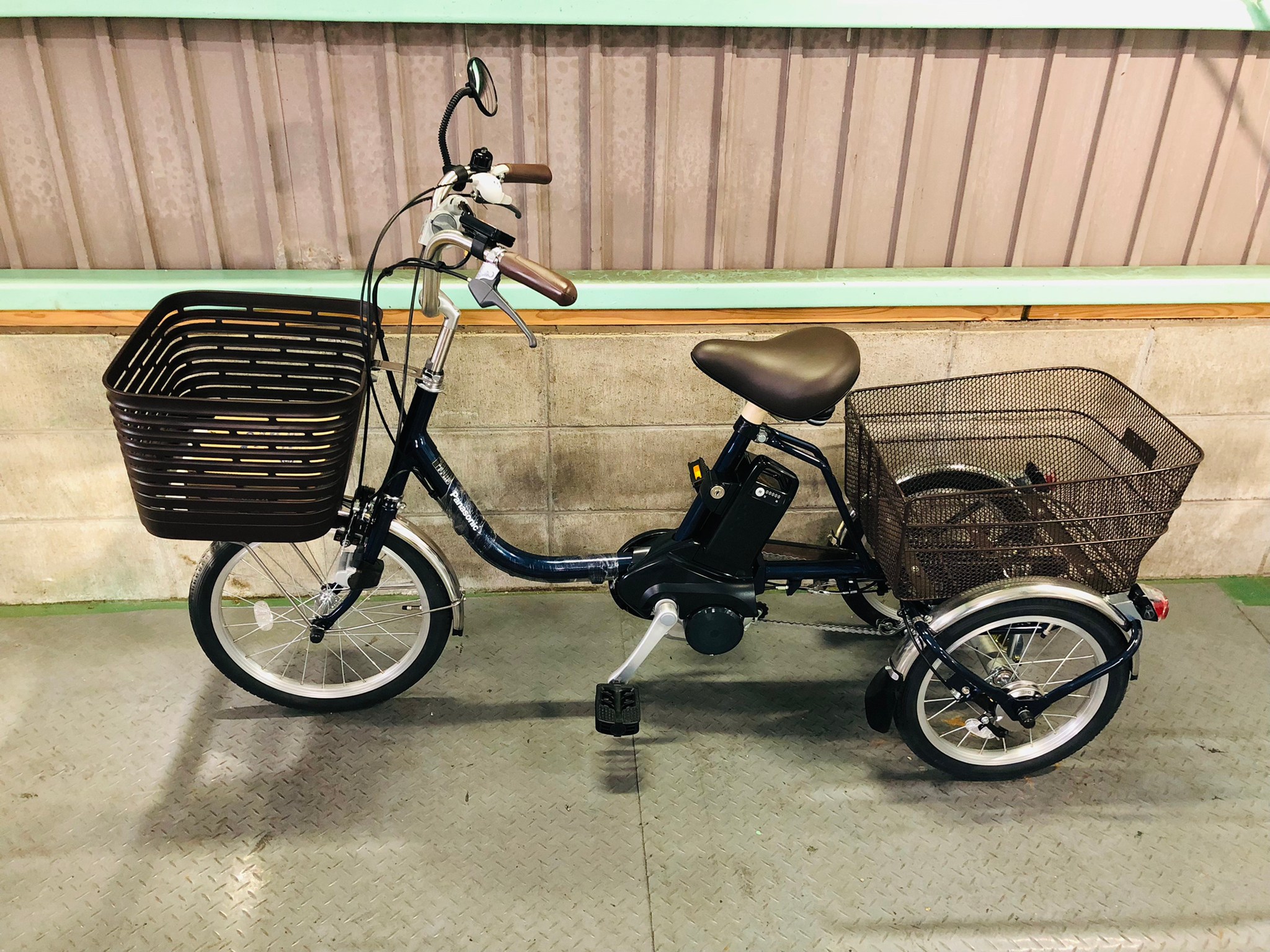 岡山発】ブリジストン 電動アシスト 三輪 自転車 アシスタワゴン