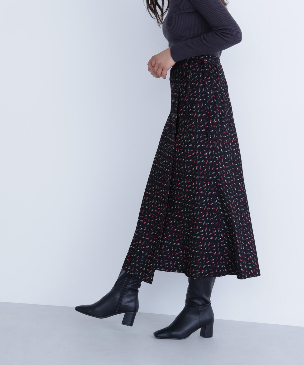 L*E様 beauty:beast ビューティビースト ラップスカート 2024SS 新