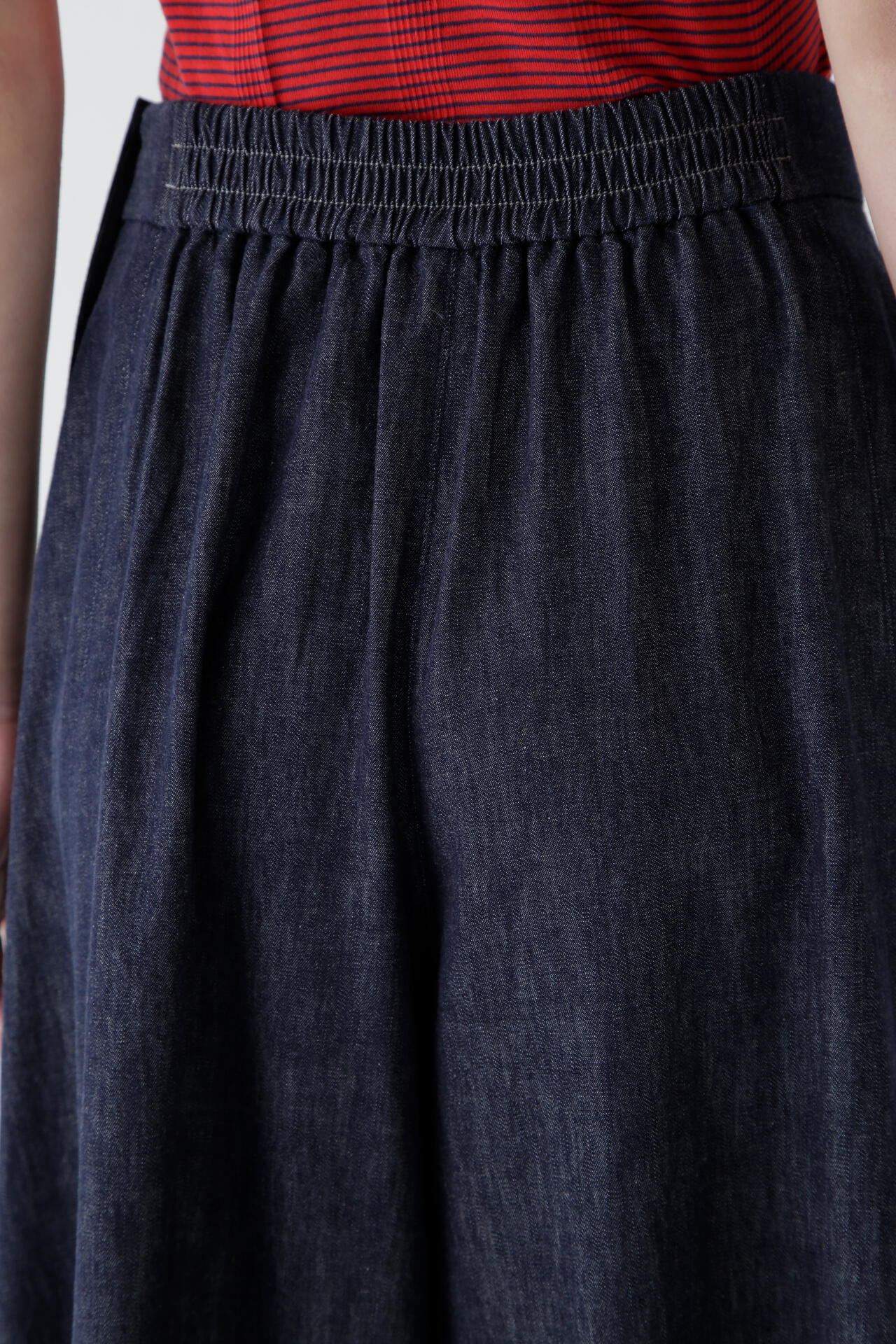 ライトオンスデニムフレアースカーチョ | human woman（ヒューマン