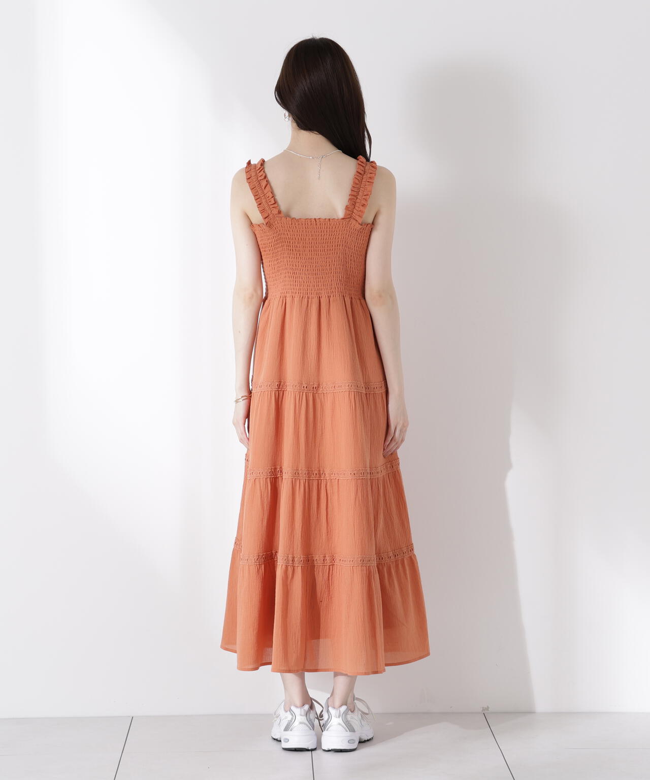 EDIT COLOGNE》レース付きティアードワンピース | PROPORTION BODY