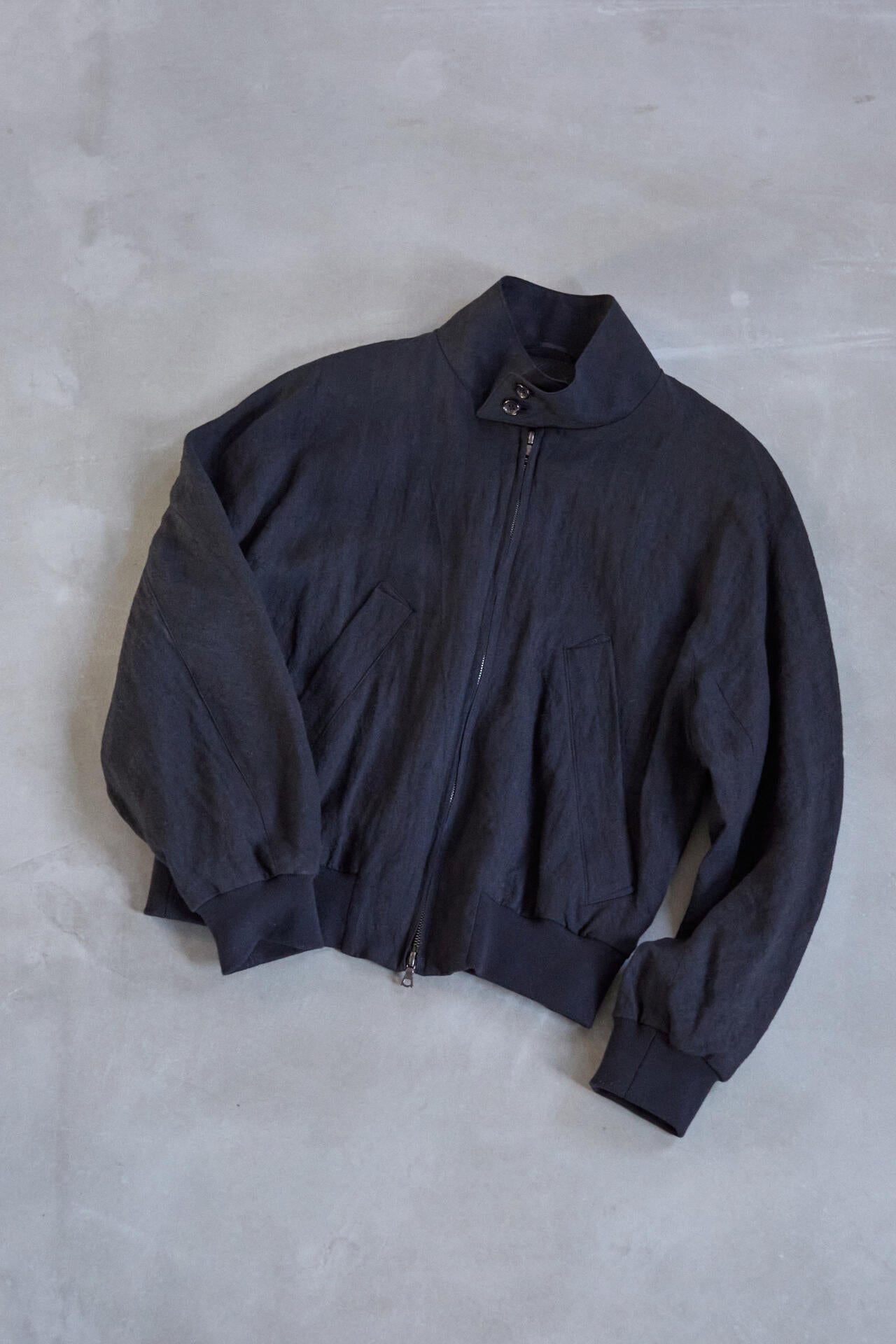 別注] blurhms / RAMIE LINEN HARRINGTON JACKET | THE LIBRARY（ザ