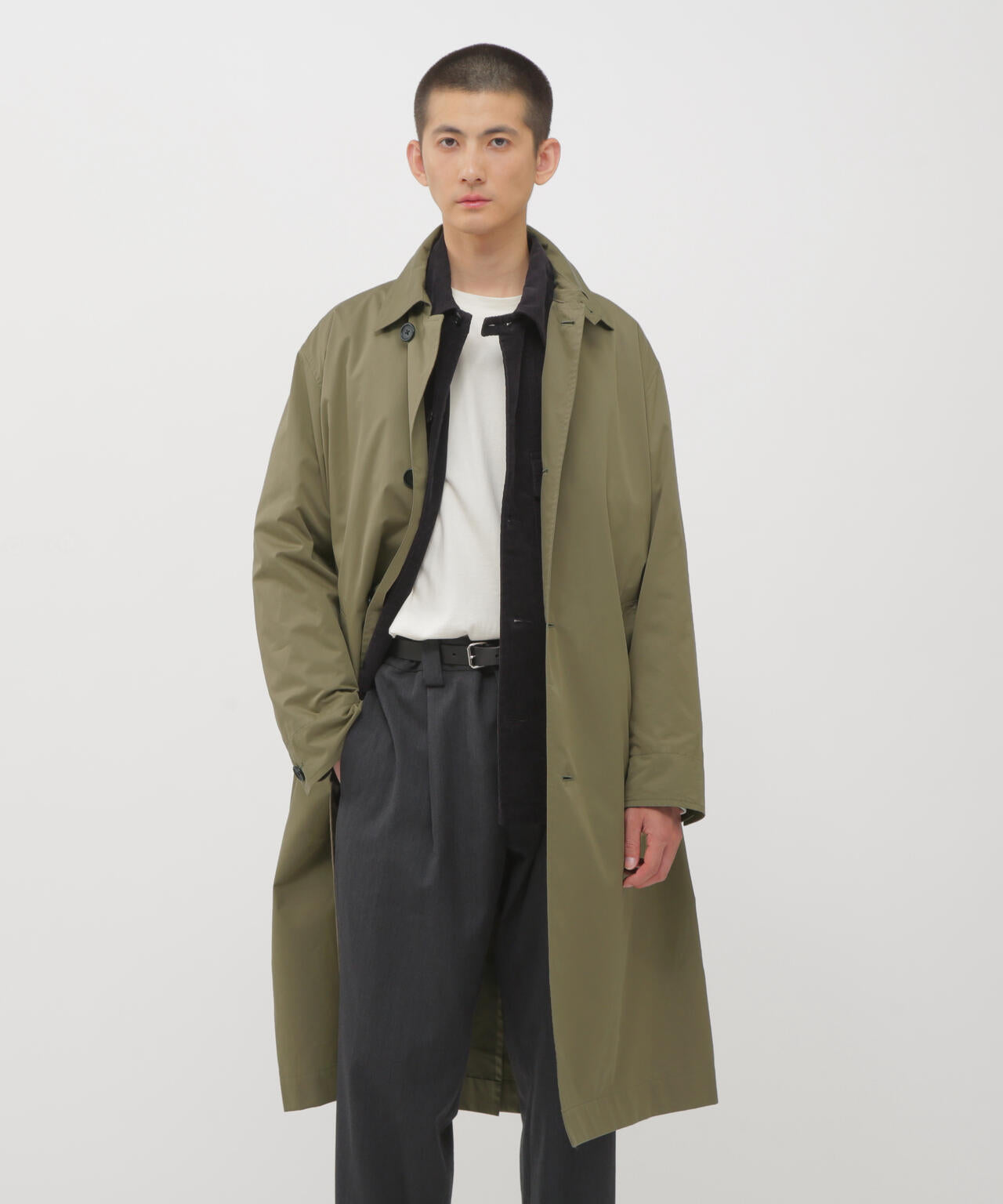 COTTON BLEND GABARDINE COAT | MARGARET HOWELL（マーガレット