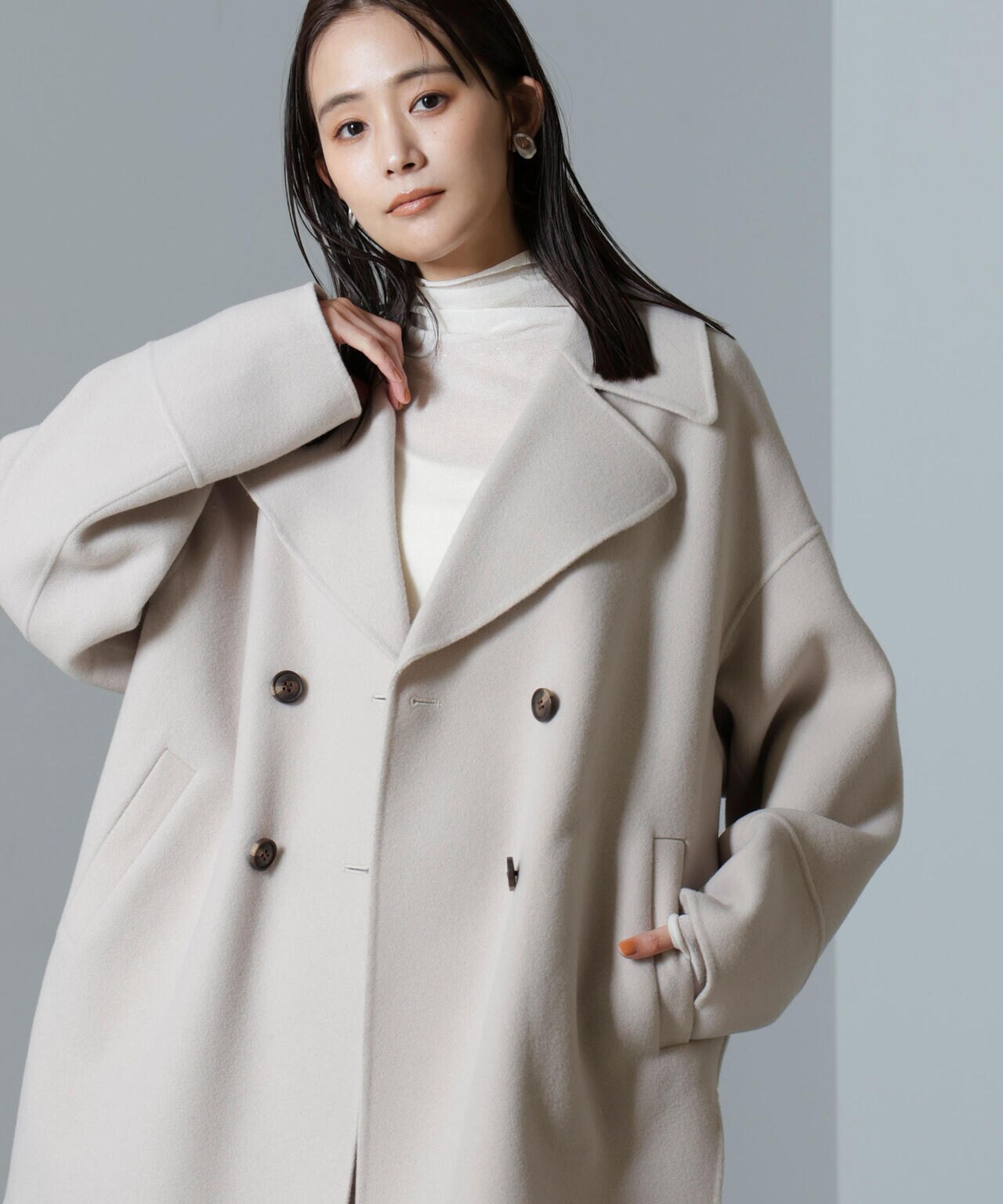 PURE LAMBS リバーミドルコート | NANO universe（ナノ・ユニバース