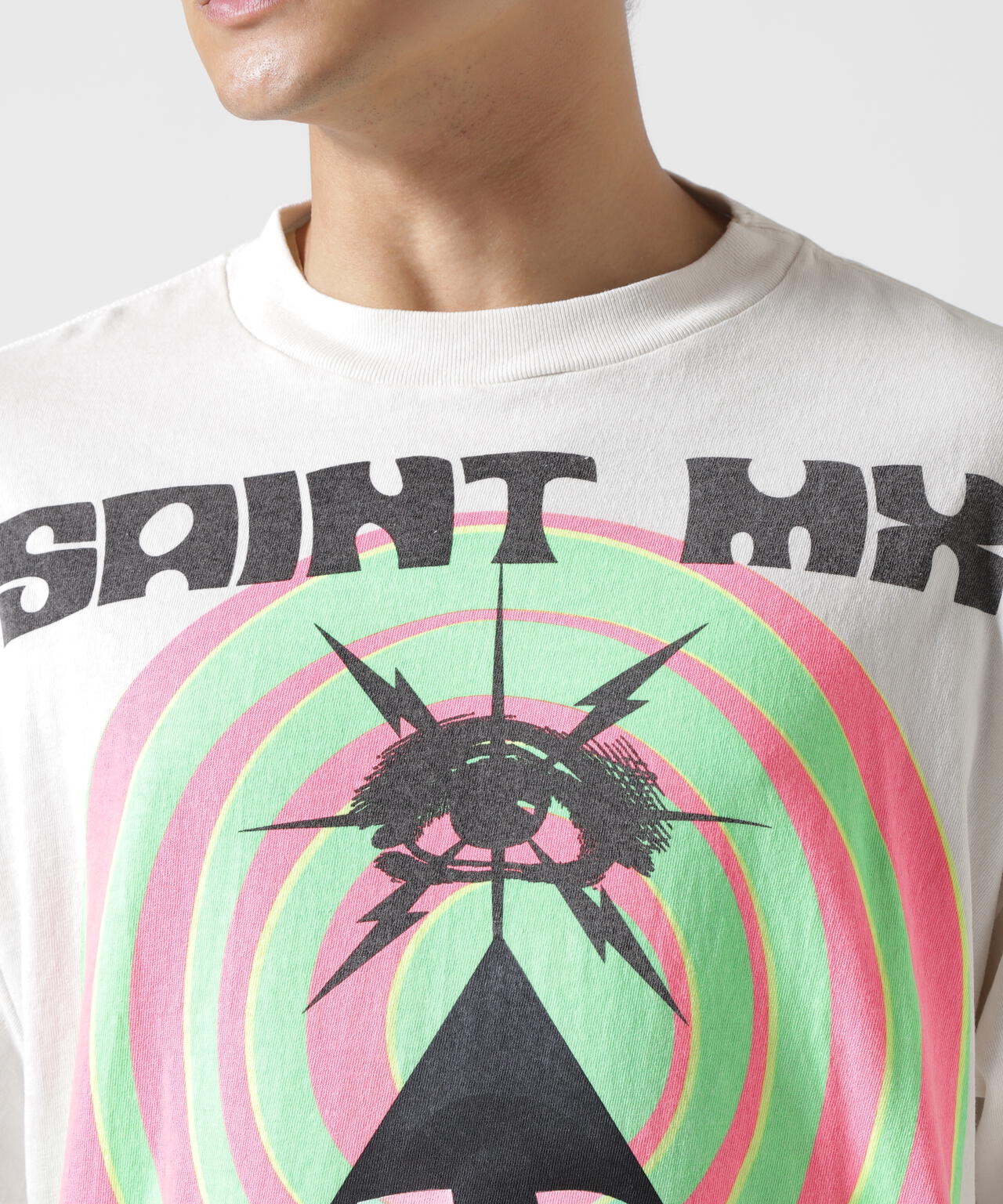 SAINT MICHAEL/セントマイケル/SAINT MX SS TEE WHITE | ROYAL FLASH